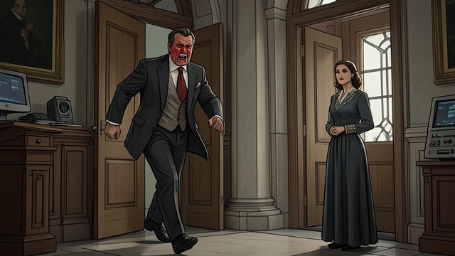 A Public Test of Justice from "The Outlaws". A Public Test of Justice Defiance in the Courthouse Landon storms out after rejecting the will and threatening Del.