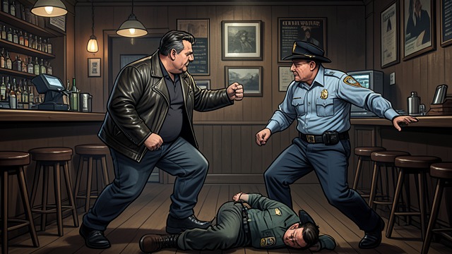 The Fistfight from "The Outlaws". The Fistfight Strength Against Technique Hammer begins with a heavy, slow attack, and Del counters with quick punches and movement.