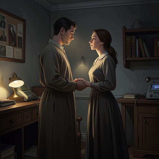 Del and Kate’s Love from "The Outlaws". This flow traces the relationship between Del and Kate from rescue and gratitude to mutual love and a shared future.