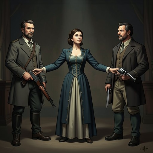 Kate’s Bond with Her Protectors from "The Outlaws". This flow traces Kate’s growing trust in the three men who protect her, while showing how each relationship reveals a different form of courage.