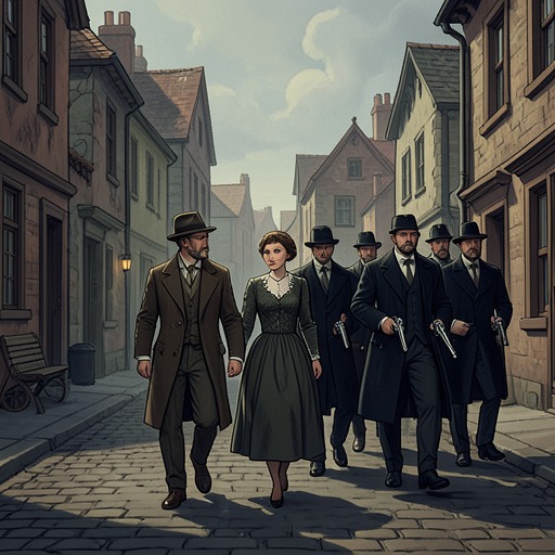Landon’s Campaign of Violence from "The Outlaws". This flow follows the escalating attempts to remove Kate and the shift from hired secrecy to open armed confrontation.