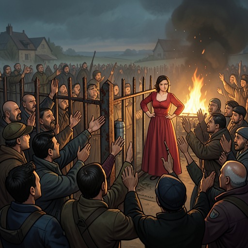Roily’s Courage Awakens from "The Outlaws". This flow traces the town’s movement from fearful accommodation of Landon to a moment when residents take risks to support Kate.