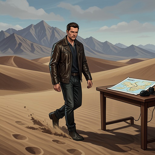 The Journey from Montana to Roily from "The Outlaws". This flow tracks Del’s physical journey south as successive encounters transform flight into commitment and bring him to the center of Kate’s crisis.