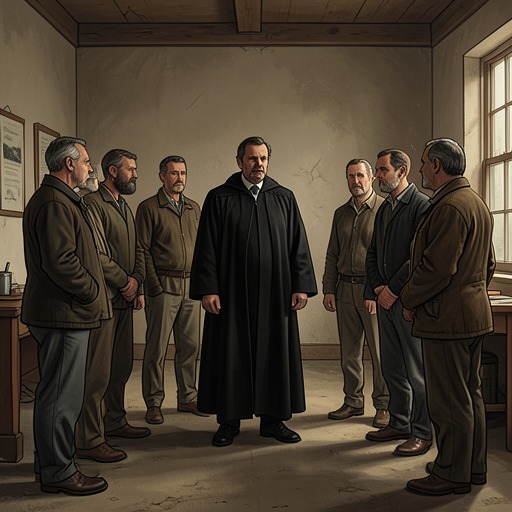 Judge Bailey’s Conscience from "The Outlaws". This flow traces Judge Bailey’s struggle to serve justice within a county where legal authority has been emptied of practical force.