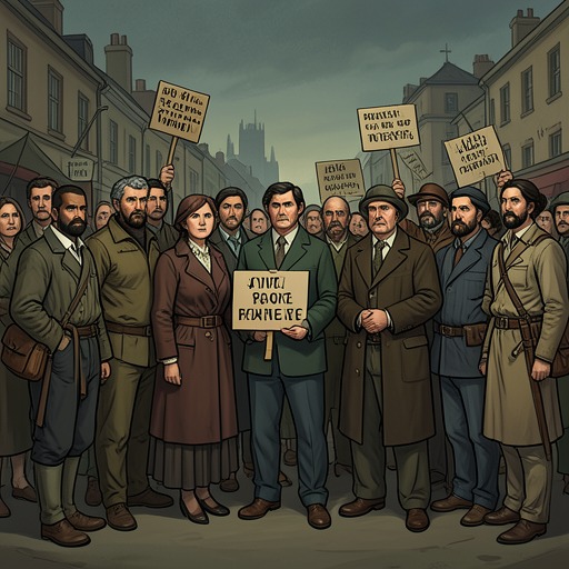 The Anti-Silver Movement from "Babel". This flow traces the transformation of worker unrest from an external nuisance into a coalition that helps defend Babel.