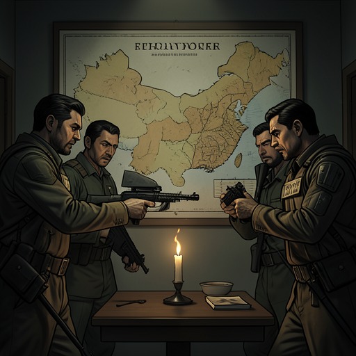 The China Conflict from "Babel". This flow follows the escalation from restricted trade and cultural contempt to a war crisis that reshapes every character’s political choices.