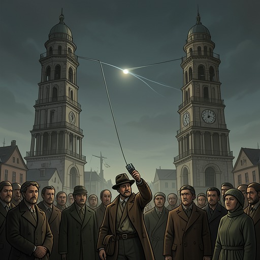 The Telegraph Thread from "Babel". This flow follows the arrival of electrical communication and its transformation from technological novelty into a tool of political urgency.