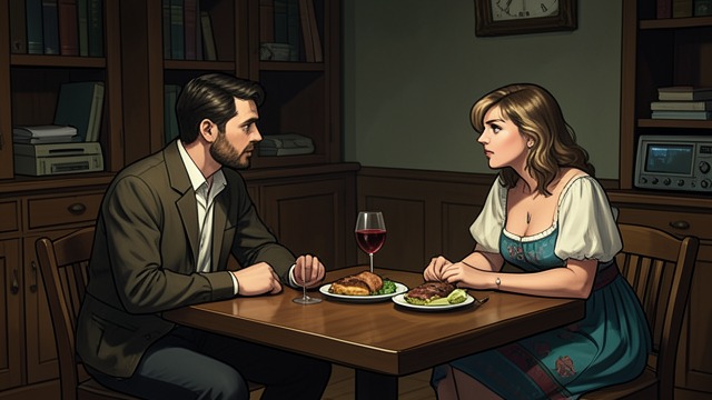 The Silent Household from "The Museum of Innocence". The Silent Household A shared table Tarık Bey, Füsun, and Nesibe allow Kemal to join their regular dinners.