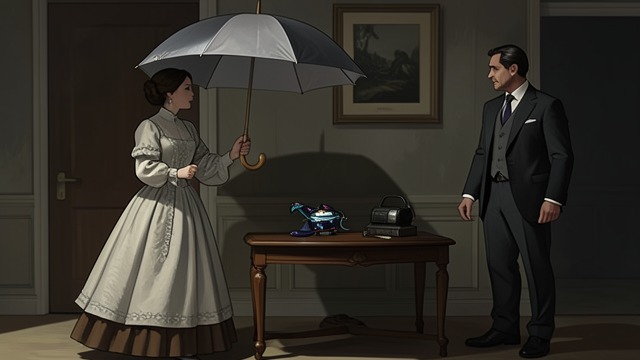 The Umbrella and Tea from "The Museum of Innocence". The Umbrella and Tea A meeting extended Kemal hides Füsun’s umbrella in the Merhamet Apartments and invites her to stay for tea.