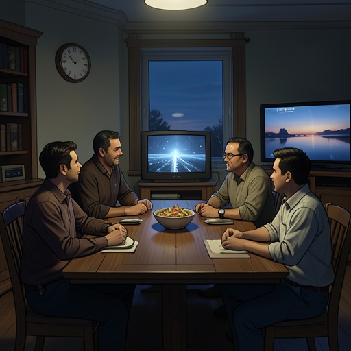 Time, Routine, and the Keskin Home from "The Museum of Innocence". This flow traces the household’s private sense of time, sustained by clocks, television, meals, and Kemal’s repeated visits.