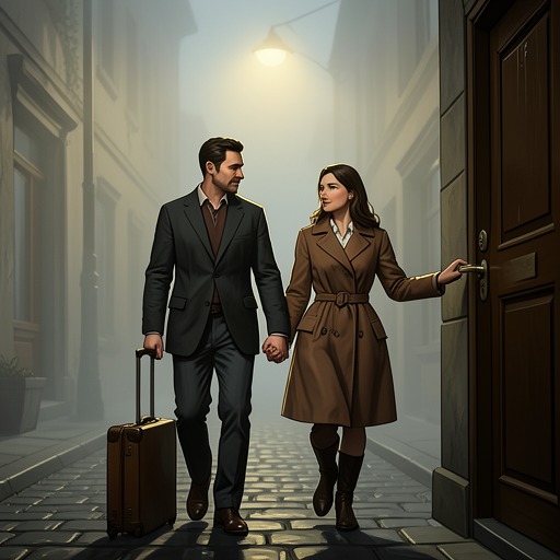 Kemal and Füsun’s Final Journey from "The Museum of Innocence". This flow traces the transition from renewed courtship to engagement, physical reunion, and the fatal drive that ends the relationship.