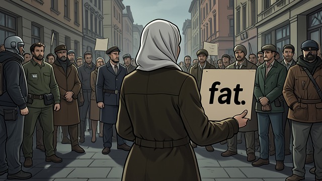 A Public Fat Identity from "Shrill: Notes from a Loud Woman". Refusing to Pass Saying What She Is Lindy publicly identifies as fat instead of hoping that concealment will let her pass as thin or obedient.