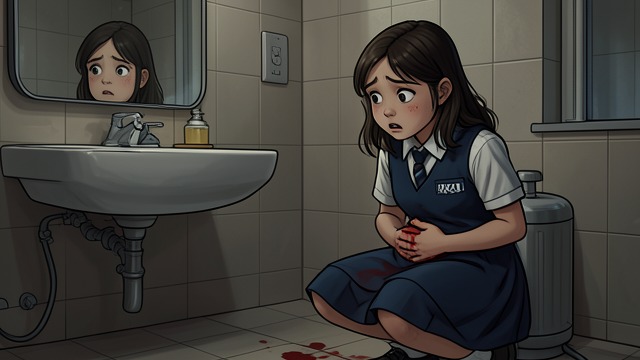 Dread of Puberty from "Shrill: Notes from a Loud Woman". Avoiding the Coming Change Fear of Blood Lindy imagines menstruation as painful, messy, and socially dangerous.
