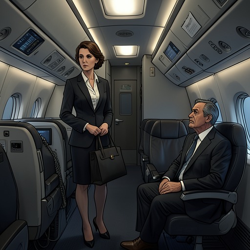 Air Travel as a Public Trial from "Shrill: Notes from a Loud Woman". This flow traces how inaccessible airplane seating turns routine travel into anxiety, conflict, and a debate over who deserves accommodation.