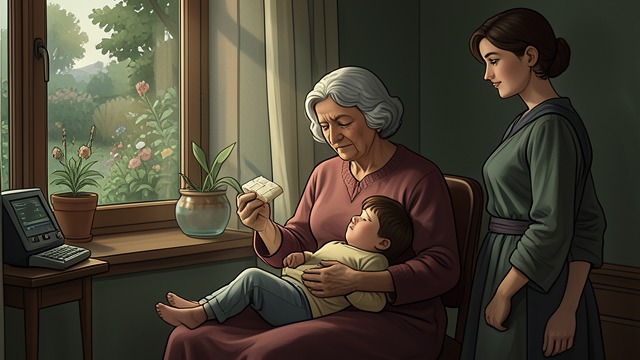 Grandmother’s Intervention from "The Character of Rain". Grandmother’s Intervention A quiet encounter Grandmother enters the child’s room carrying White Chocolate.