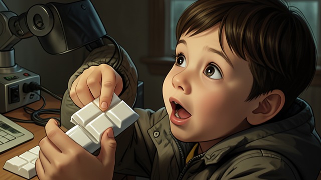 The First Delight from "The Character of Rain". The First Delight White Chocolate arrives Grandmother gives the enraged child a piece of White Chocolate.