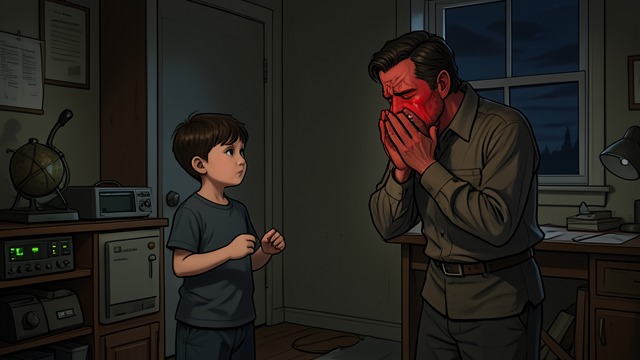 A Death in the Family from "The Character of Rain". A Death in the Family Grief enters the house The child finds Father crying and learns that Grandmother has died.