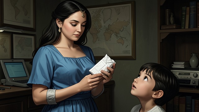 White Chocolate Offered from "The Character of Rain". White Chocolate Offered A different approach Grandmother faces the furious child without trying to force ordinary words or movement.