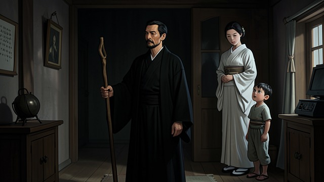Father’s Noh Apprenticeship from "The Character of Rain". Father’s Noh Apprenticeship A demanding commitment Father trains with a master every morning, balancing a diplomatic career with the discipline of traditional…