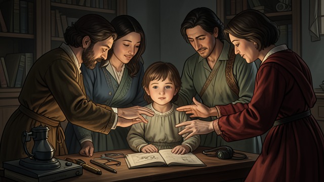 The Child as a Deity from "The Character of Rain". The Child as a Deity Followers gathered Nishio-san and other people treat the child with exceptional tenderness.