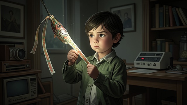 A Symbol of Boys from "The Character of Rain". A Symbol of Boys A custom questioned The Narrator (God) asks why a carp represents boys and why girls have no comparable month.