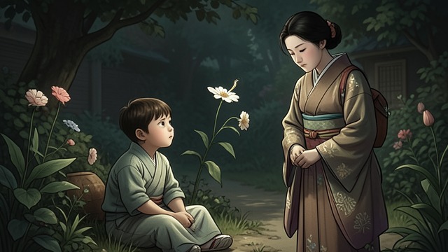 Attention in the Garden from "The Character of Rain". Attention in the Garden Choosing a subject The child studies flowers, rainbows, and trees while treating the garden as a world organized around its gaze.