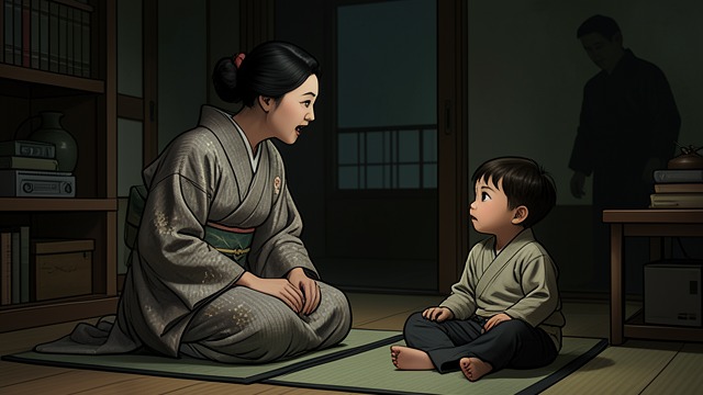 A Gentle Caregiver from "The Character of Rain". A Gentle Caregiver Care in Japanese Nishio-san speaks Japanese to the child and responds with patience and warmth.