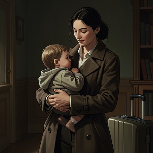 The Daughter and Her Mother from "The Character of Rain". This flow traces the changing relationship between the Narrator (God) and Mother, from clinical concern through childhood dependence to painful disclosure.