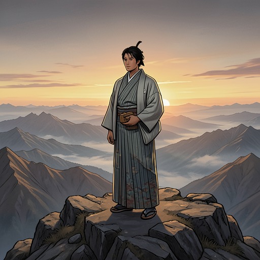 The Narrator and Japan from "The Character of Rain". This flow traces how Japan becomes the Narrator (God)'s chosen homeland through landscape, language, and the prospect of departure.