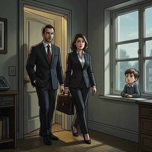 The Family’s Diplomatic Future from "The Character of Rain". This flow traces Father’s diplomatic posting as a source of both the family’s Japanese life and its eventual displacement.