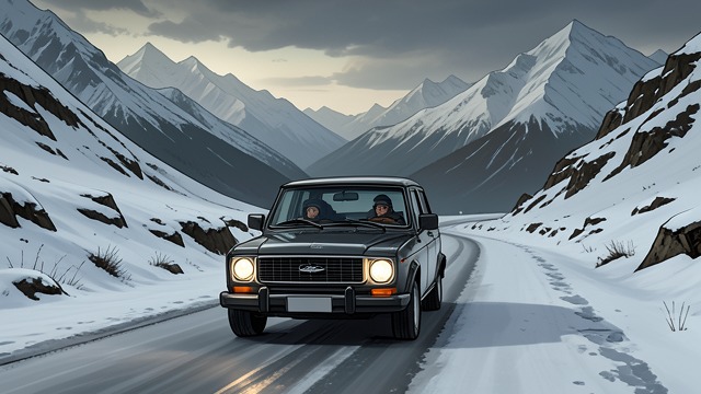 The Taihang Journey from "The Dark Forest". Getting Lost Together A Road Without a Map Luo Ji and his imagined beloved drive west through snow-covered plains and the Taihang Mountains.