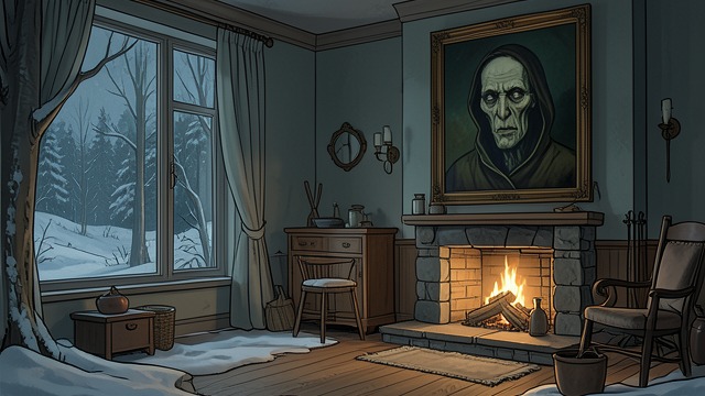 The Garden Estate from "The Dark Forest". A Home Outside History Snow Peaks and Lake The estate contains the mountains, lake, grassland, forest, house, and fireplace Luo Ji imagined.