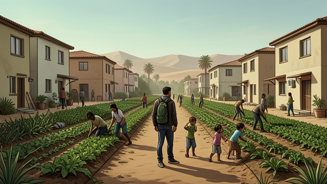 The Hibernator Village from "The Dark Forest". Returning to Ordinary Life New Life Village #5 Luo Ji finds a community of hibernators living among desert oases.