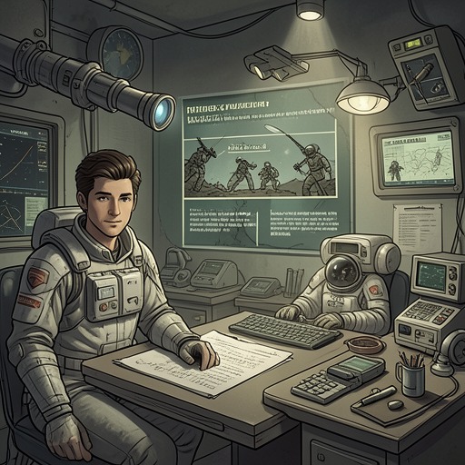 The Space Fleet's Rise from "The Dark Forest". This flow follows humanity's attempt to build a space civilization and the collapse of its confidence.