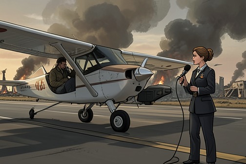 Wire-Trap Ambush at Grand Junction Airport from "The Dog Stars". The Wire-Trap Ambush at Grand Junction Airport turns Hig’s long-awaited return into a test of recognition and survival: the airport first speaks in the…