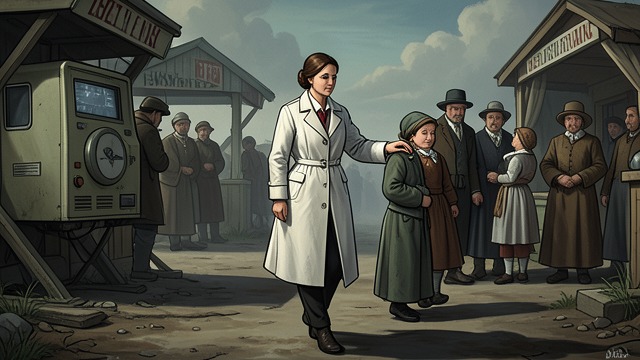 A New Medical Role from "The Dog Stars". Care Beyond the Canyon Crossing the quarantine line Cima visits the Mennonite community and examines its sick residents.