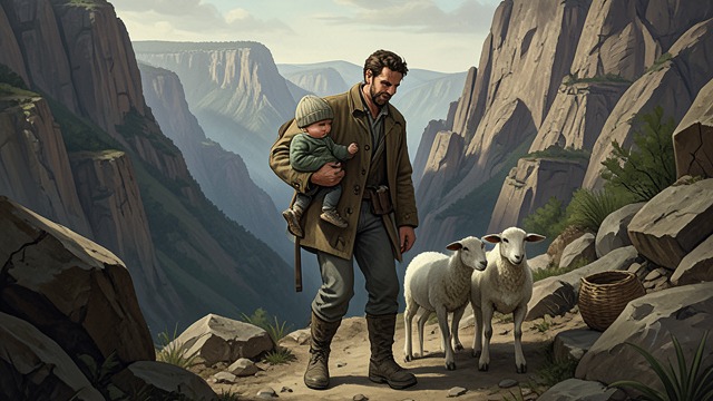 The Ranch Left Behind from "The Dog Stars". Departure and Continuity The last passage Pops leaves before full light, and Hig later carries Cima and two lambs out of the canyon.
