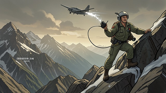 A Voice Across the Range from "The Dog Stars". Flight Becomes Contact A signal from Grand Junction A radio voice reaches Hig through static.