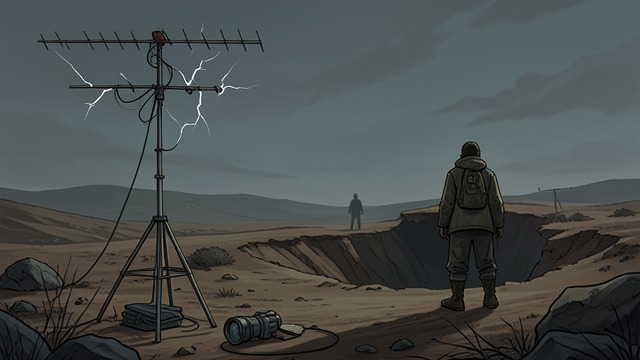 A Voice from the West from "The Dog Stars". The Unanswered Call A signal through static A voice answers Hig’s radio call from Grand Junction.