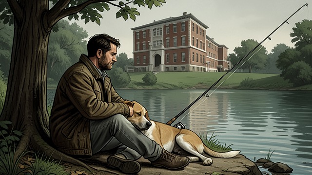 The Last Camp from "The Dog Stars". A Journey Too Hard Signs of age Jasper struggles with the long walk and rests more often than before.