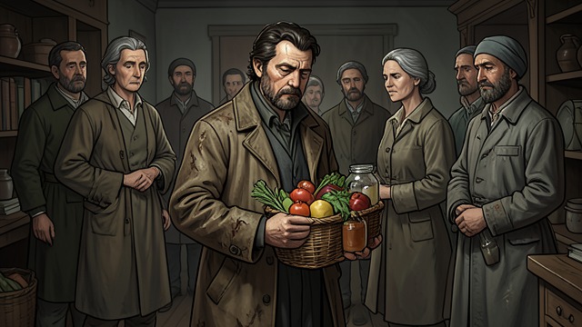 Vegetables and Sprite from "The Dog Stars". Quiet Provision Sharing the harvest Hig grows vegetables and preserves more food than he and Bangley need. He secretly brings produce and jars to the families.