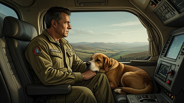The Copilot from "The Dog Stars". A Constant Companion A place beside Hig Jasper rides in The Beast, watches the landscape, and keeps Hig company through patrols and ordinary chores.