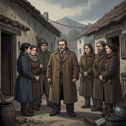 The Mennonite Community and Hig from "The Dog Stars". Hig’s repeated aid to the sick families tests Bangley’s isolationist rules and creates a fragile relationship across quarantine.