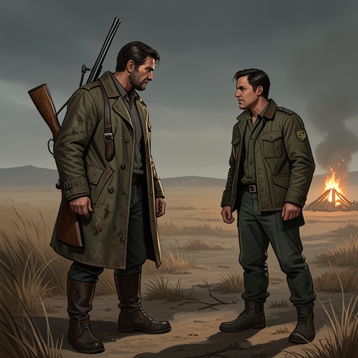 The Contest Between Mercy and Security from "The Dog Stars". Repeated encounters force Hig and Bangley to weigh human possibility against the danger posed by desperate strangers.