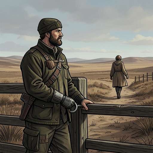 Pops Leaves His Ranch from "The Dog Stars". Pops’s attachment to his inherited land conflicts with the need to protect Cima from drought and an uncertain future.