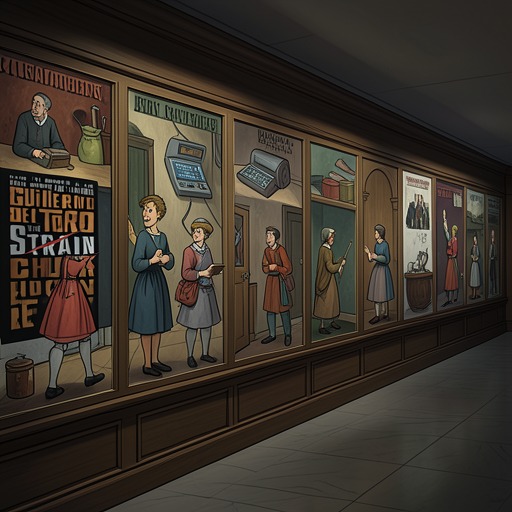 Main Story Flow from "The Strain". Major events ordered chronologically by story time.