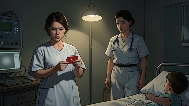 The Red-Sticker Procedure from "This Is Going to Hurt". The Red-Sticker Procedure A route to help The hospital uses red stickers on medical notes to let women signal that they want to discuss violence at home.