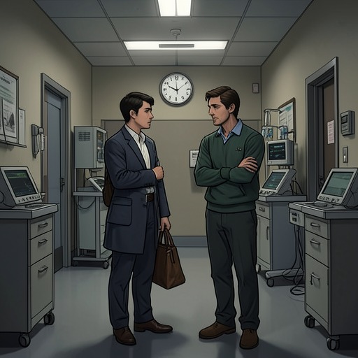 H and Kay’s Relationship from "This Is Going to Hurt". This flow traces the affection between Kay and H as hospital demands repeatedly consume the time and attention their partnership needs.