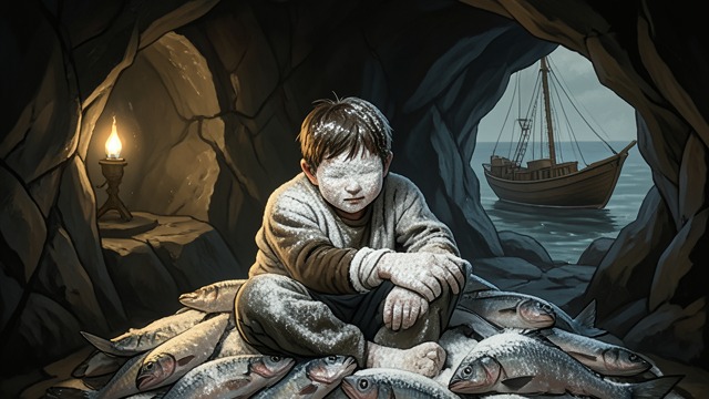 A Debt Repaid from "The Adventures of Pinocchio". The Dog Returns Recognition Alidoro enters the cave seeking food and recognizes Pinocchio’s voice from the flour-covered bundle.