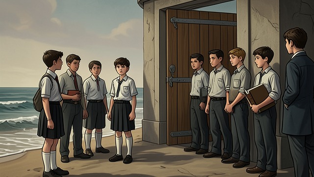 The Shark Excuse from "The Adventures of Pinocchio". A Lesson Abandoned A Fabricated Emergency Classmates claim that a huge Shark has been seen near the shore.
